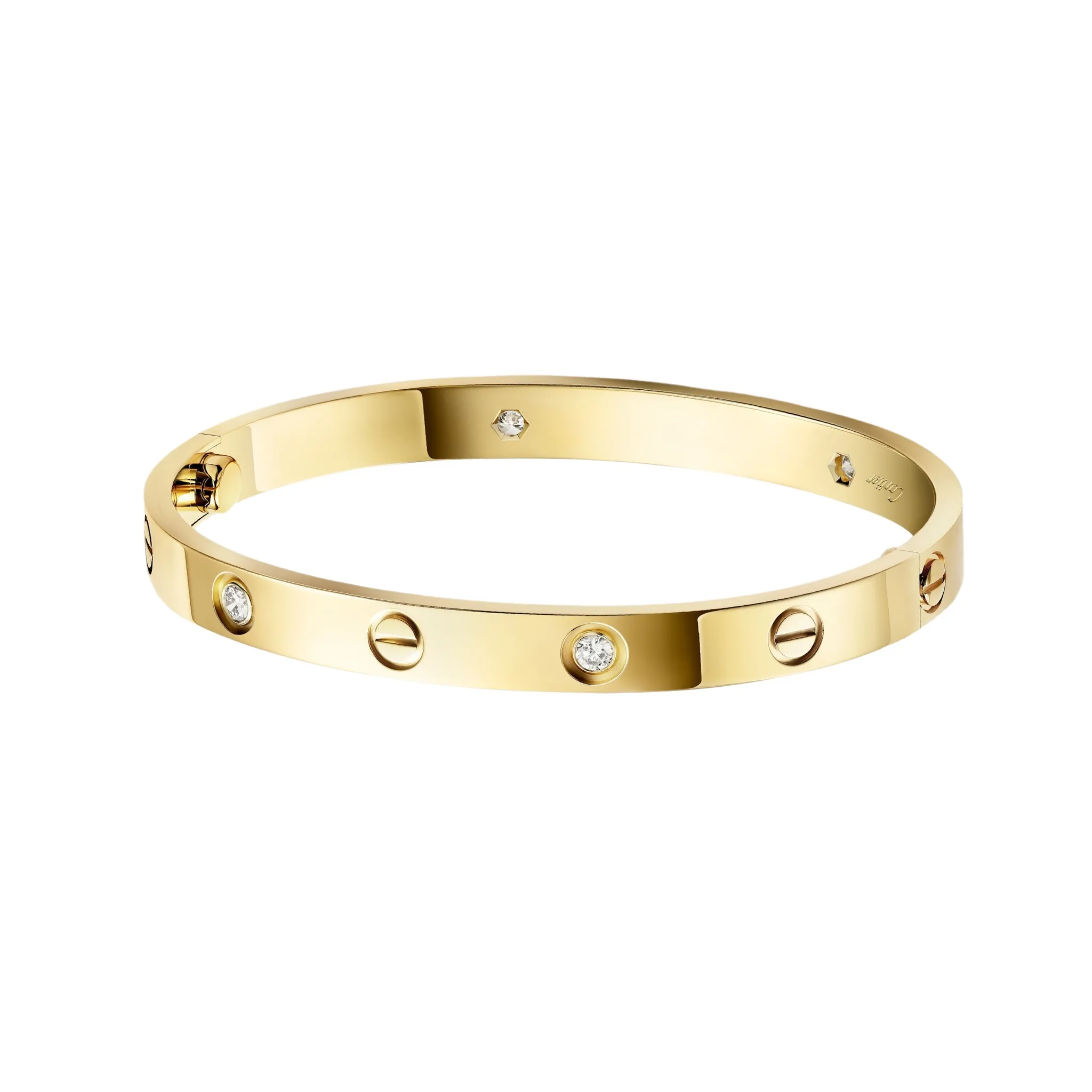 Cartier Love bracelet, classic model, 4 diamonds B6070017