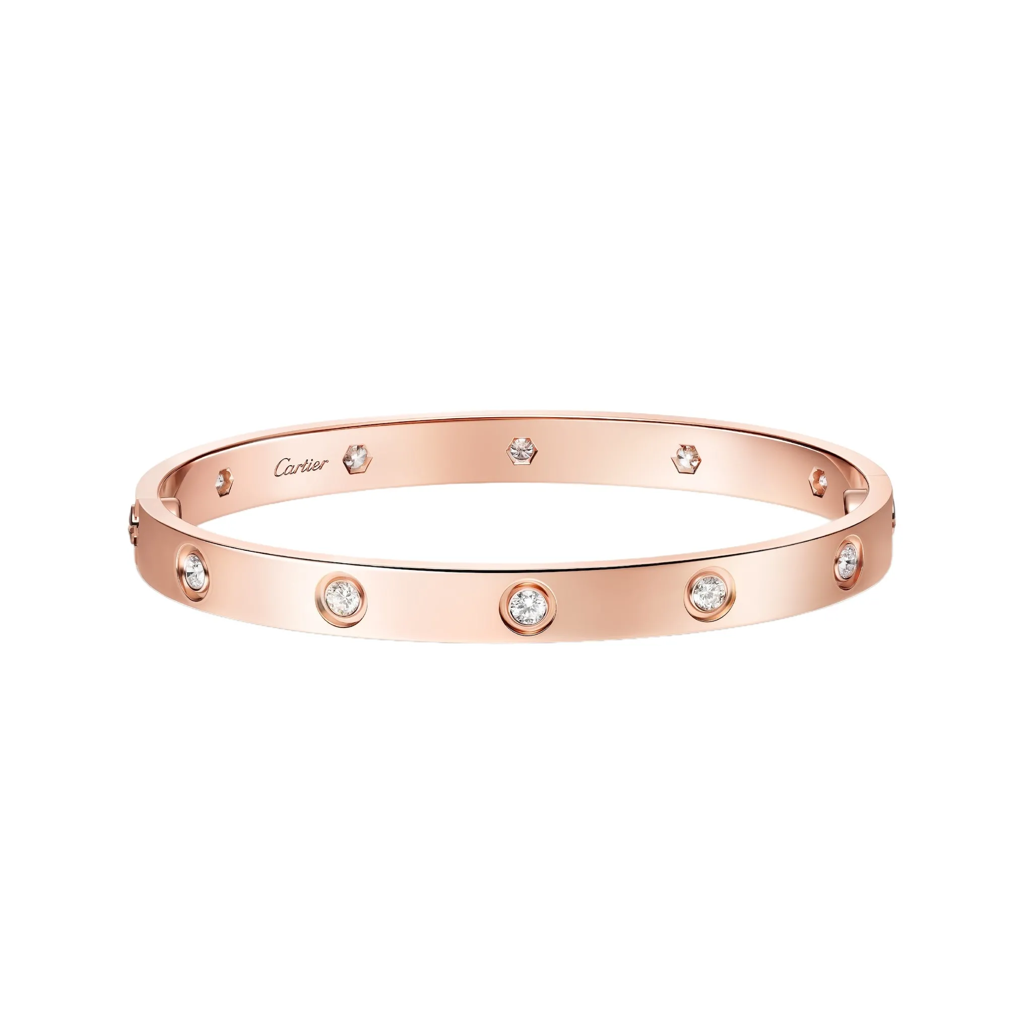 Cartier Love bracelet, classic model, 10 diamonds B6070217