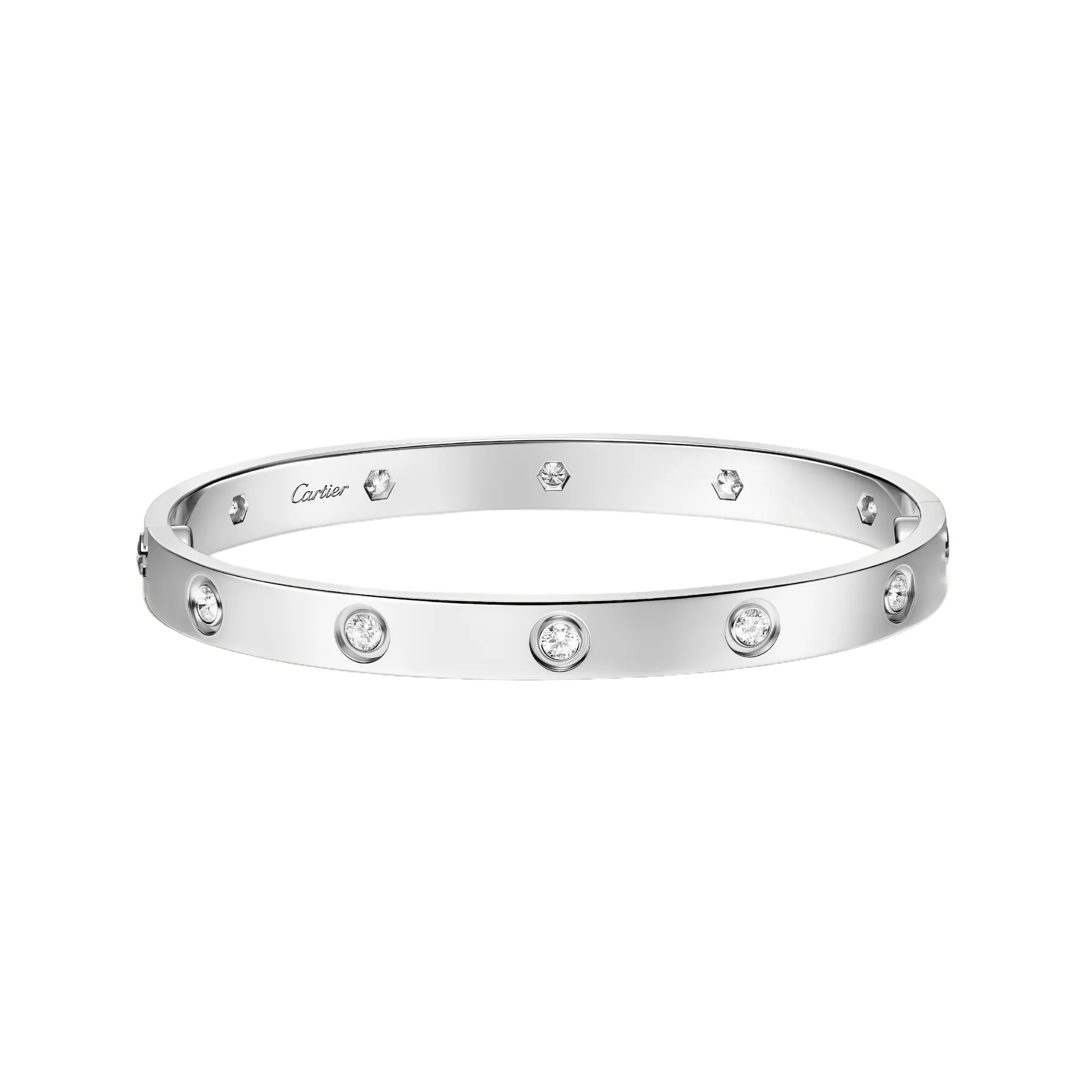 Cartier Love bracelet, classic model, 10 diamonds B6070417