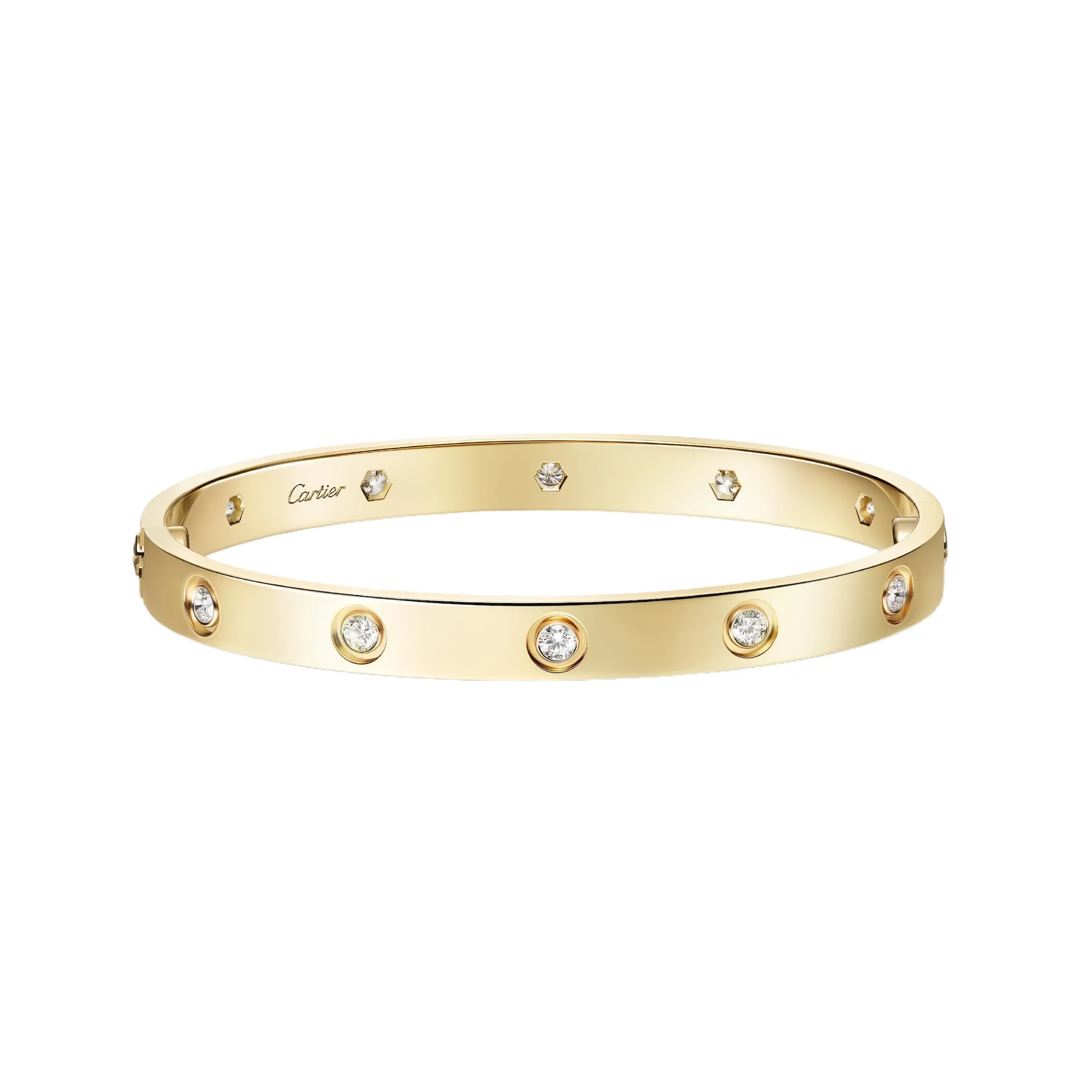 Cartier Love bracelet, classic model, 10 diamonds B6070317