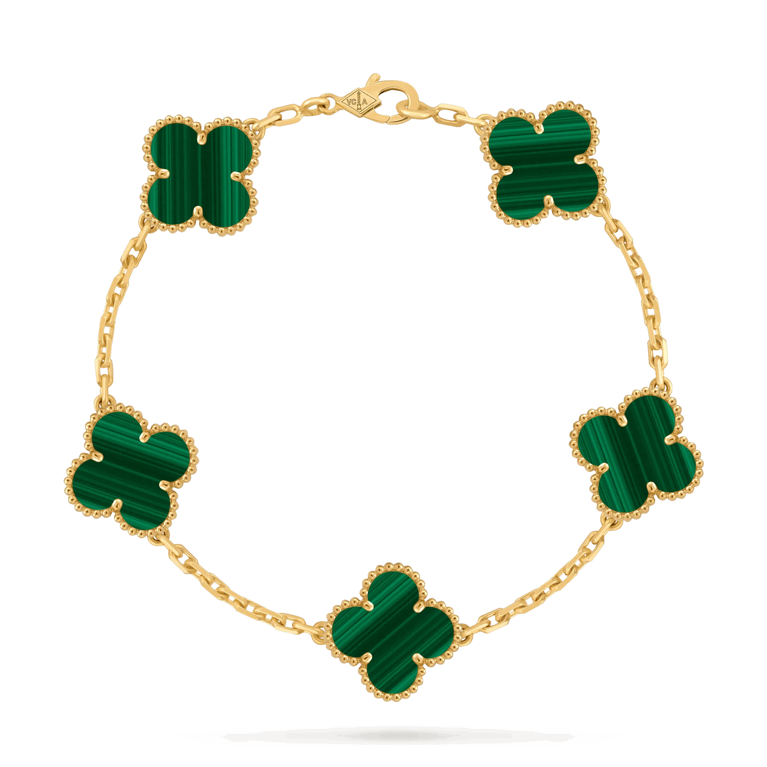 Van Cleef & Arpels Vintage Alhambra bracelet, 5 motifs VCARL80900