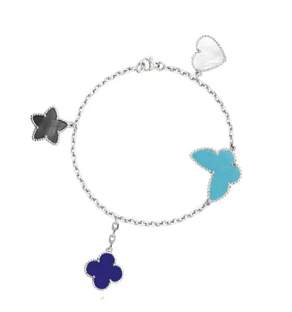 Van Cleef & Arpels Lucky Alhambra bracelet, 4 motifs