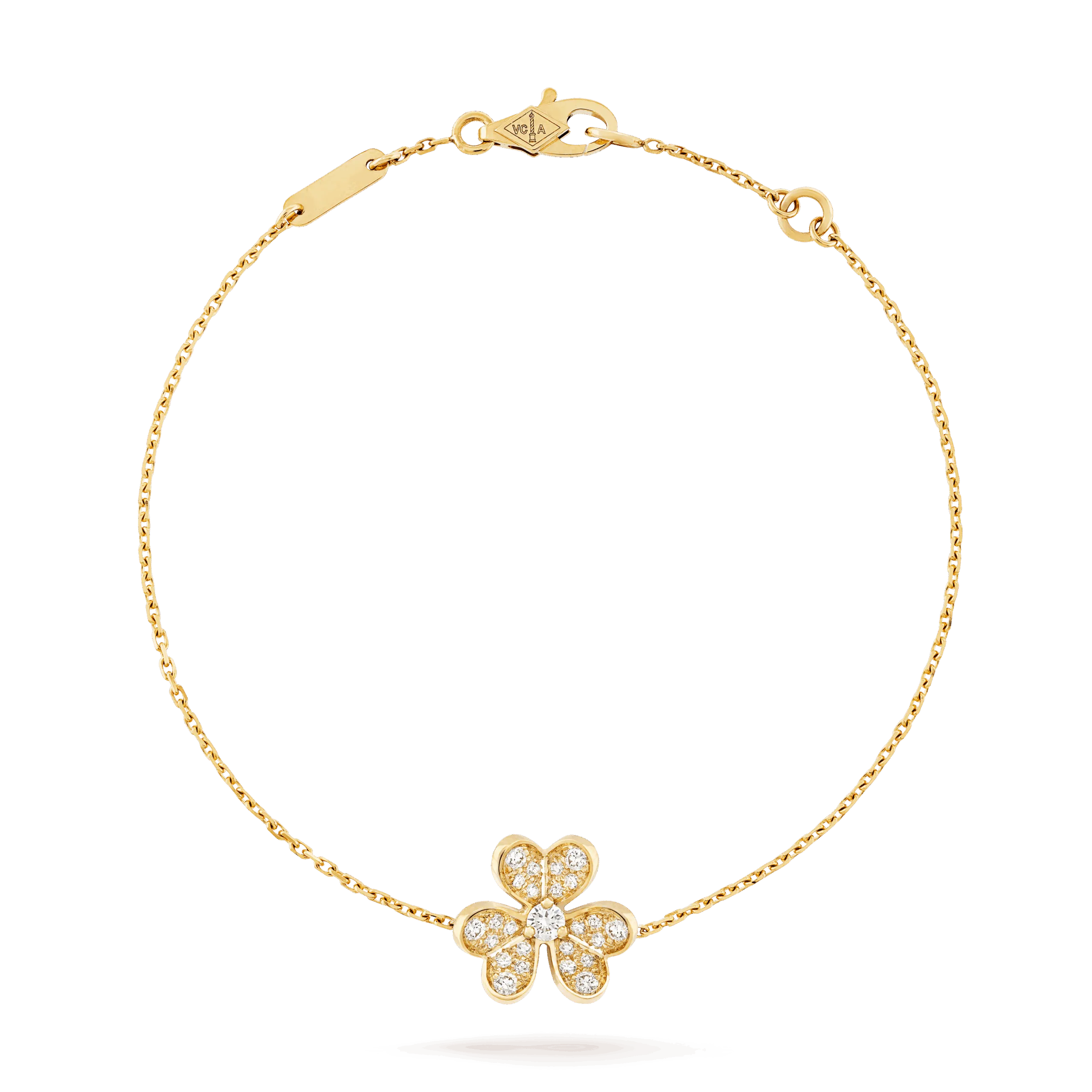 Van Cleef & Arpels Frivole bracelet, mini model VCARP24100