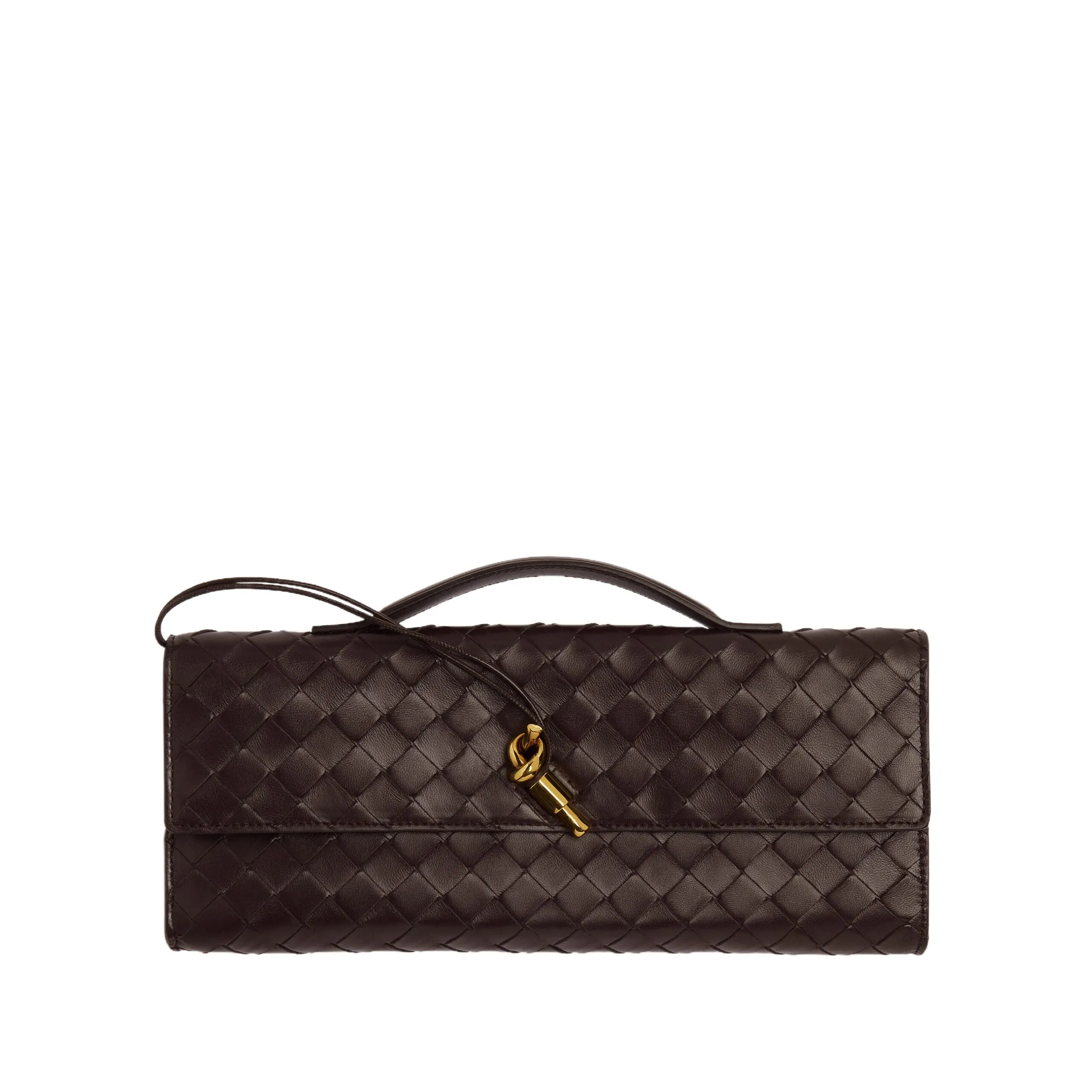 Bottega Veneta Andiamo Clutch Fondant 741511