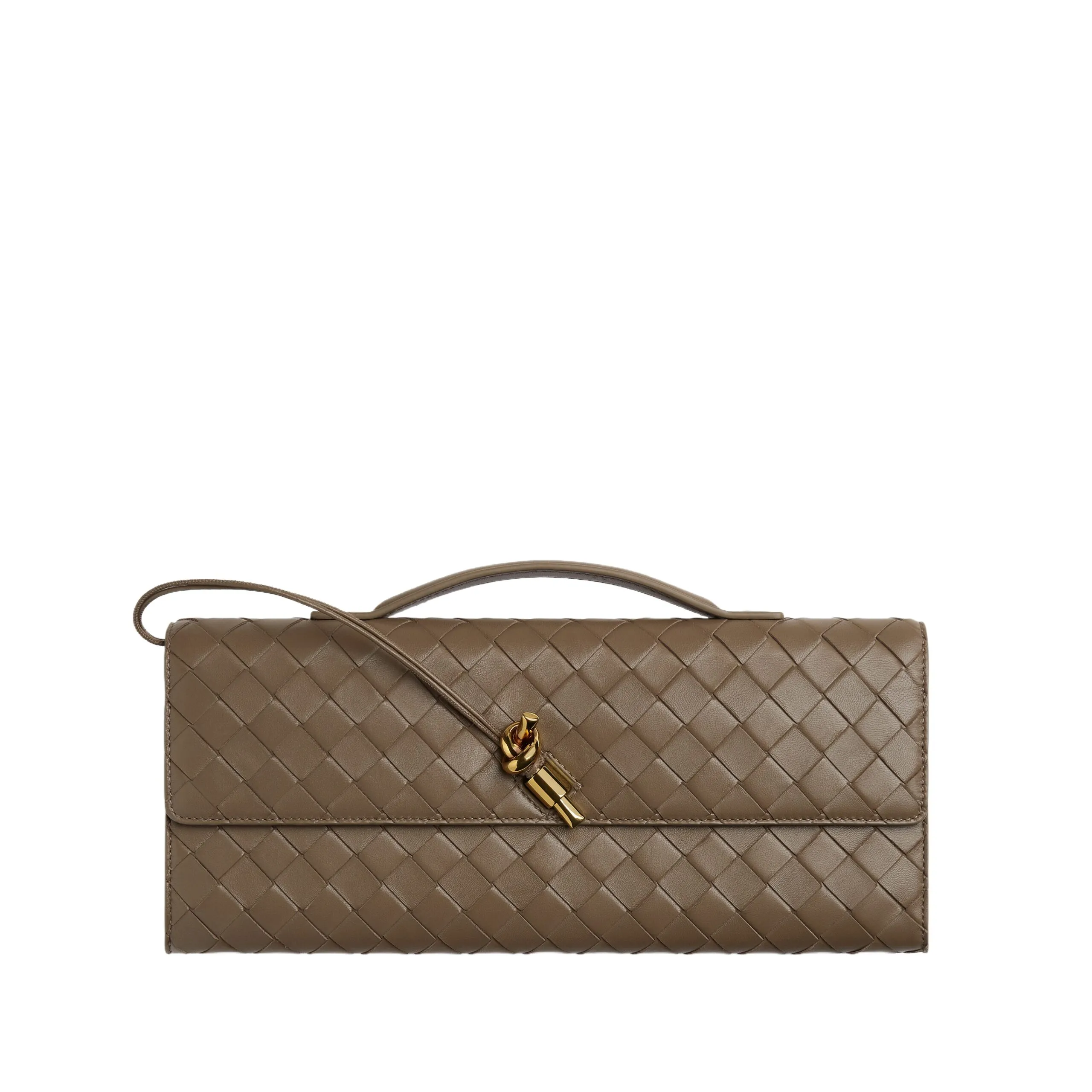 Bottega Veneta Andiamo Clutch Pinecone 741511