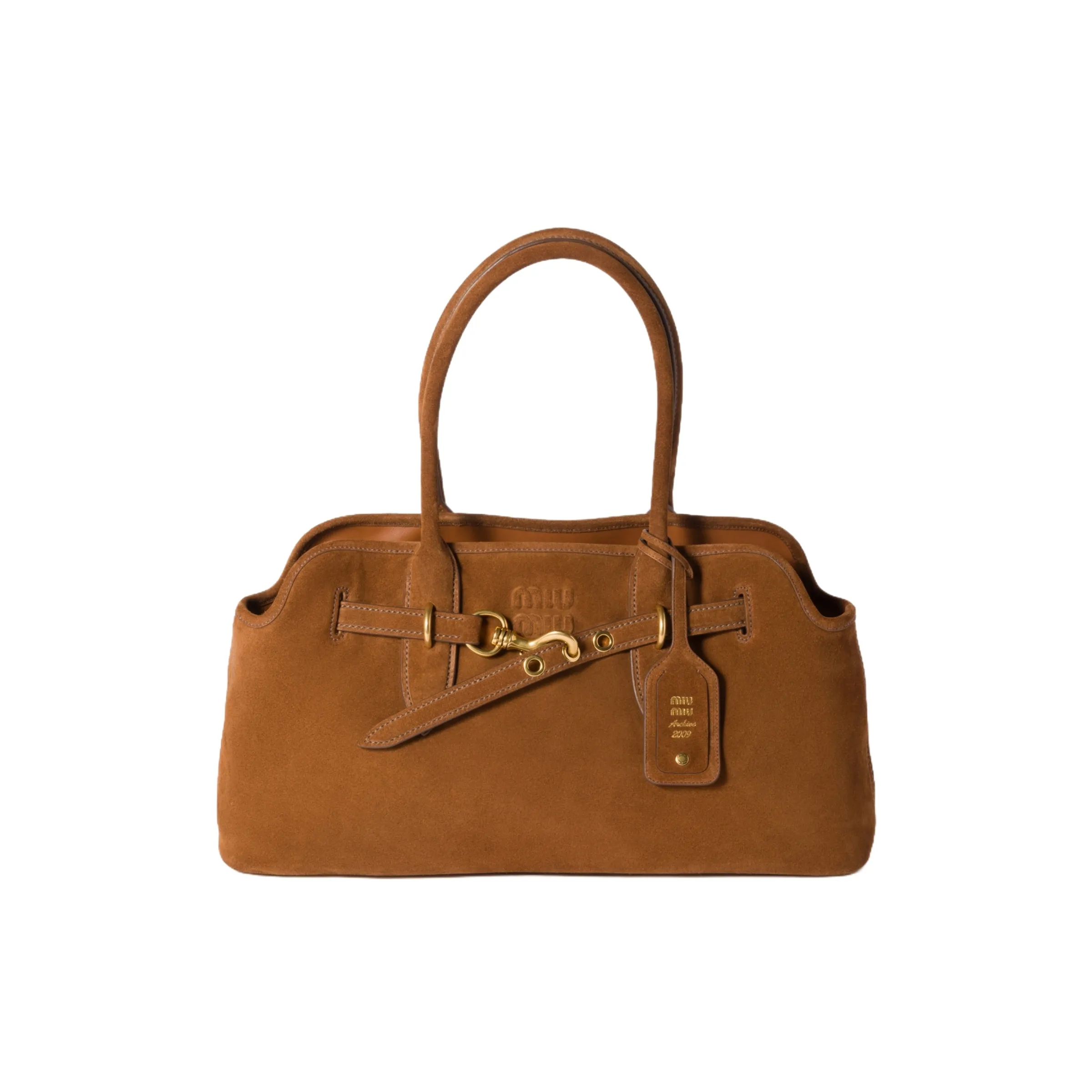 MiuMiu Aventure suede bag 5BG310