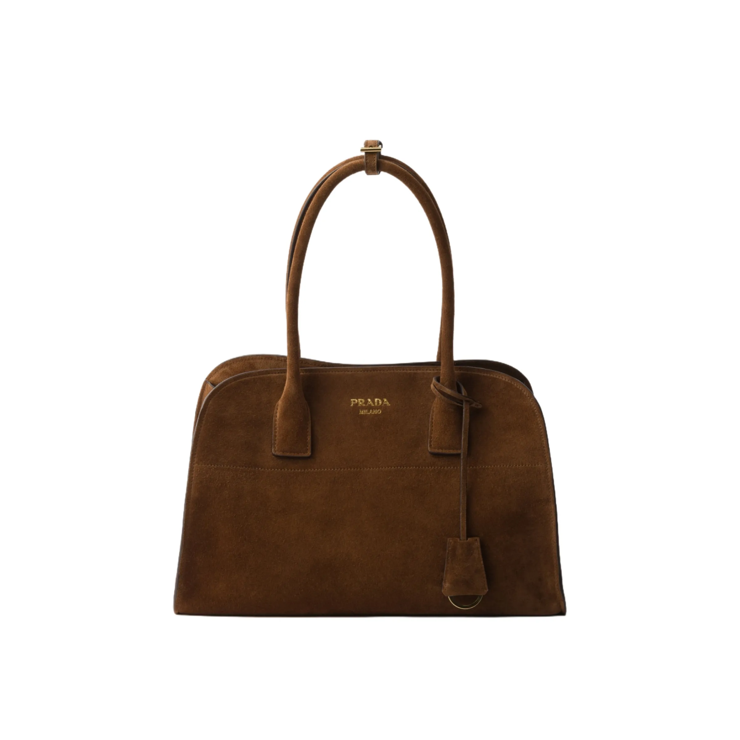 Prada Medium suede tote bag 1BG572