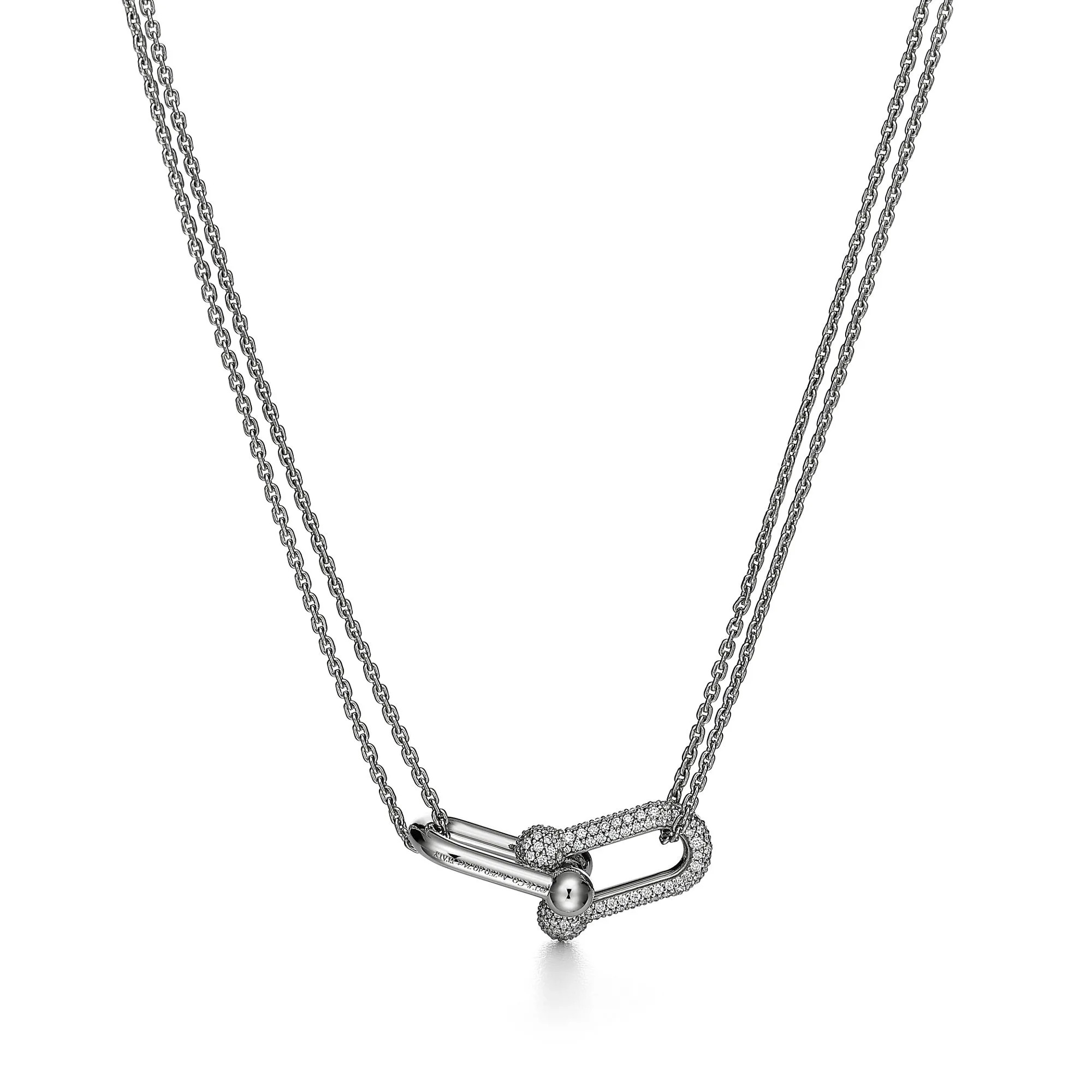 Tiffany HardWear Necklace with Pavé Diamonds 70353105