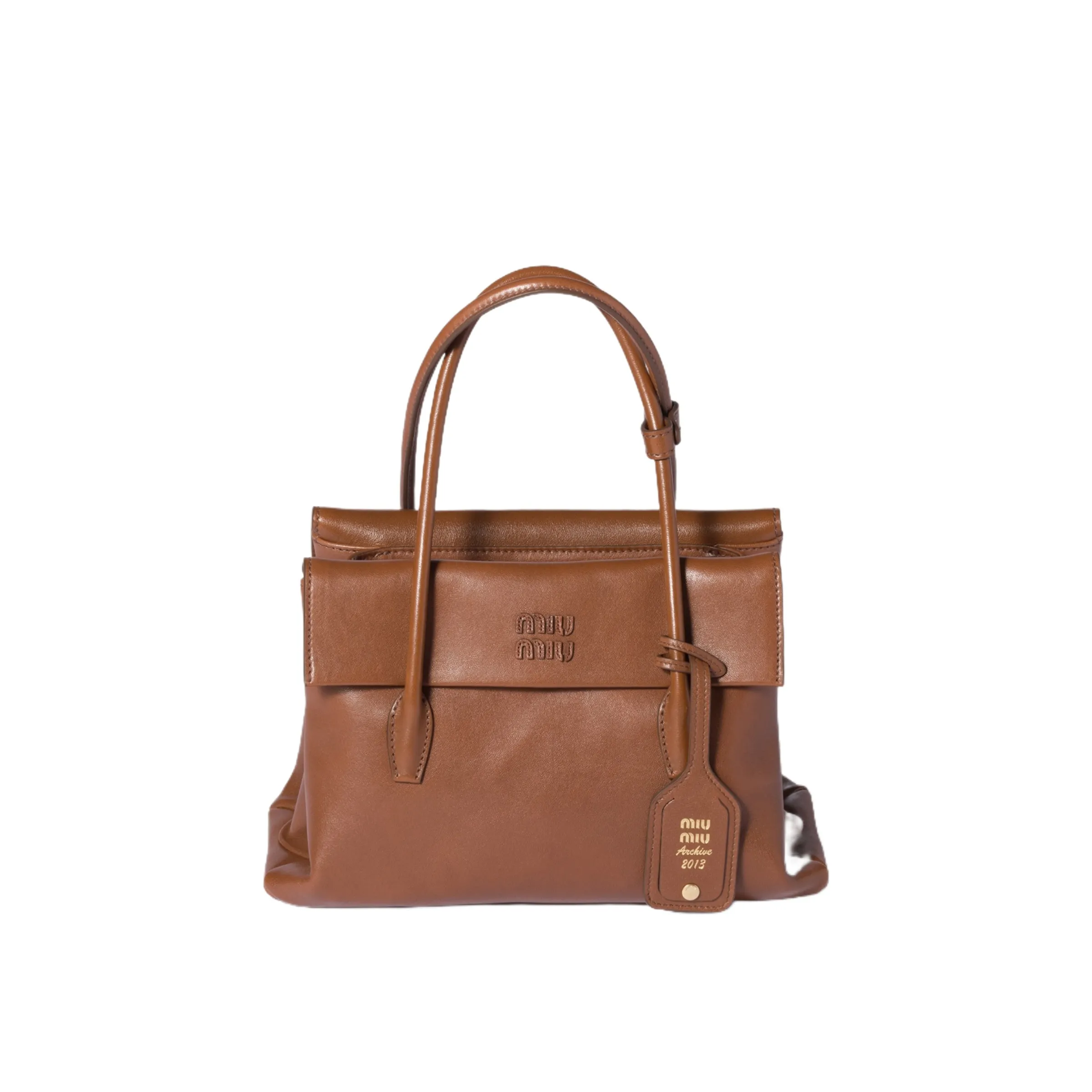 MiuMiu Solitaire leather bag 5BA302