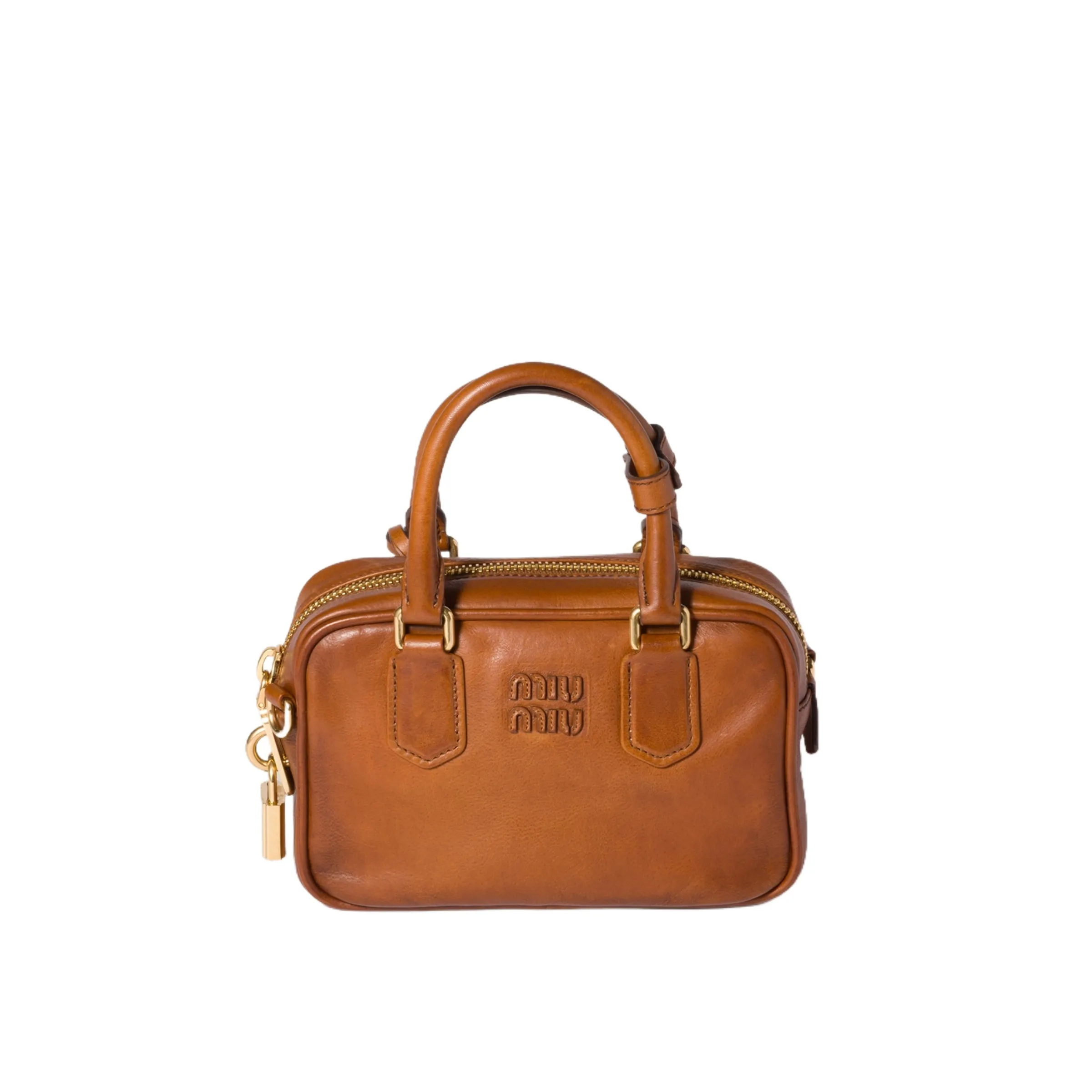 MiuMiu Arcadie leather bag 5BB123