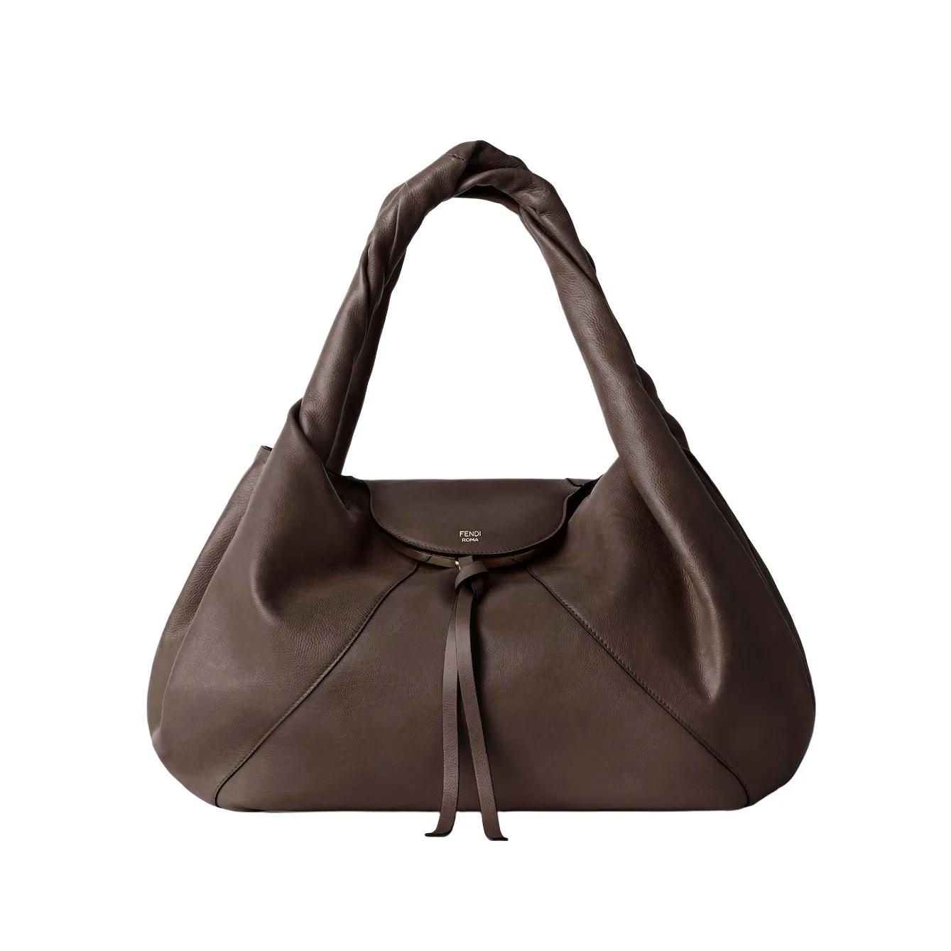 Fendi Spy Dark brown leather bag 8BR839