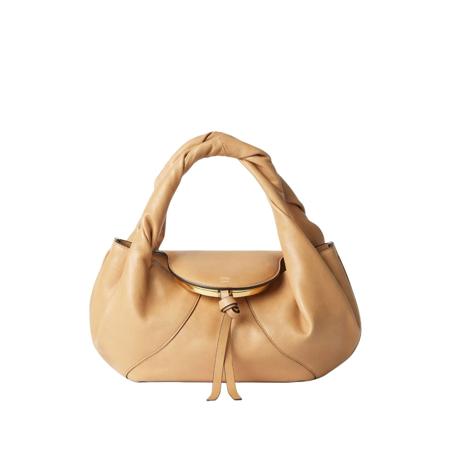 Fendi Spy Small Beige leather bag 8BR838
