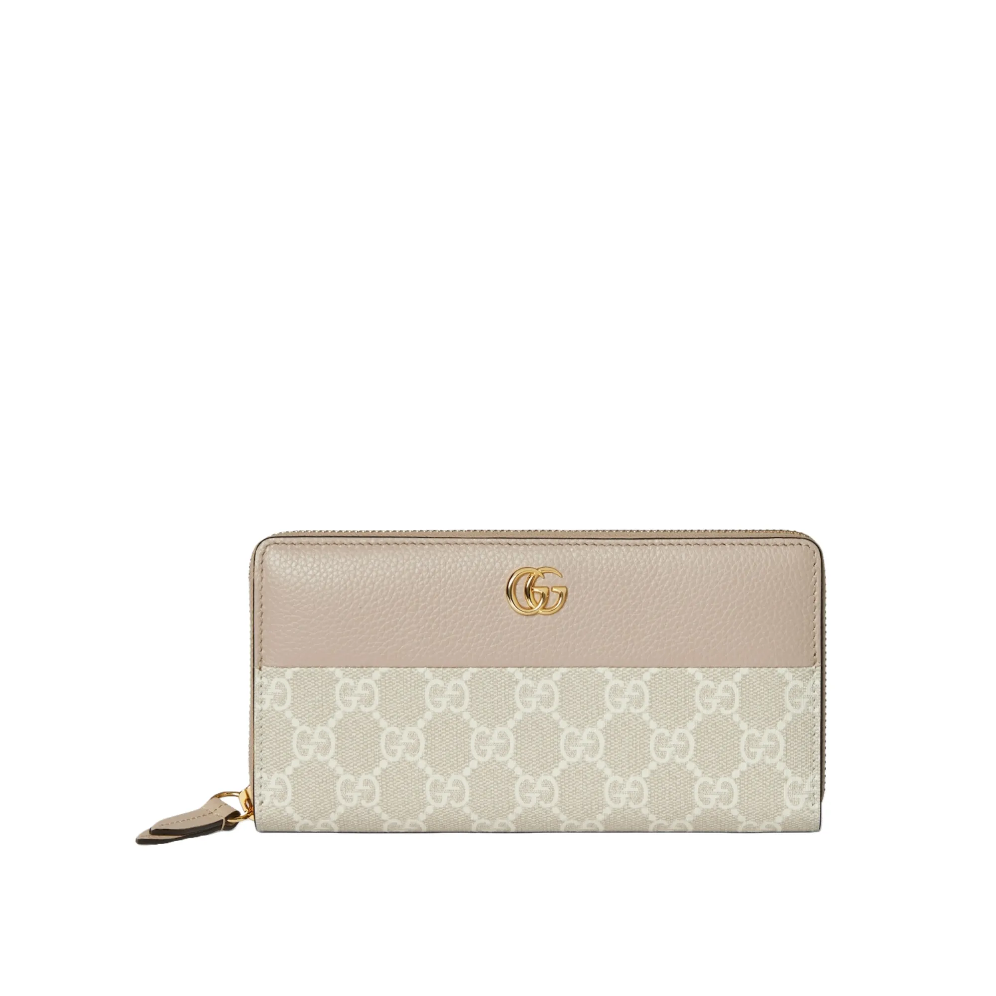 Gucci Bi-color GG Marmont zip around wallet ?456117