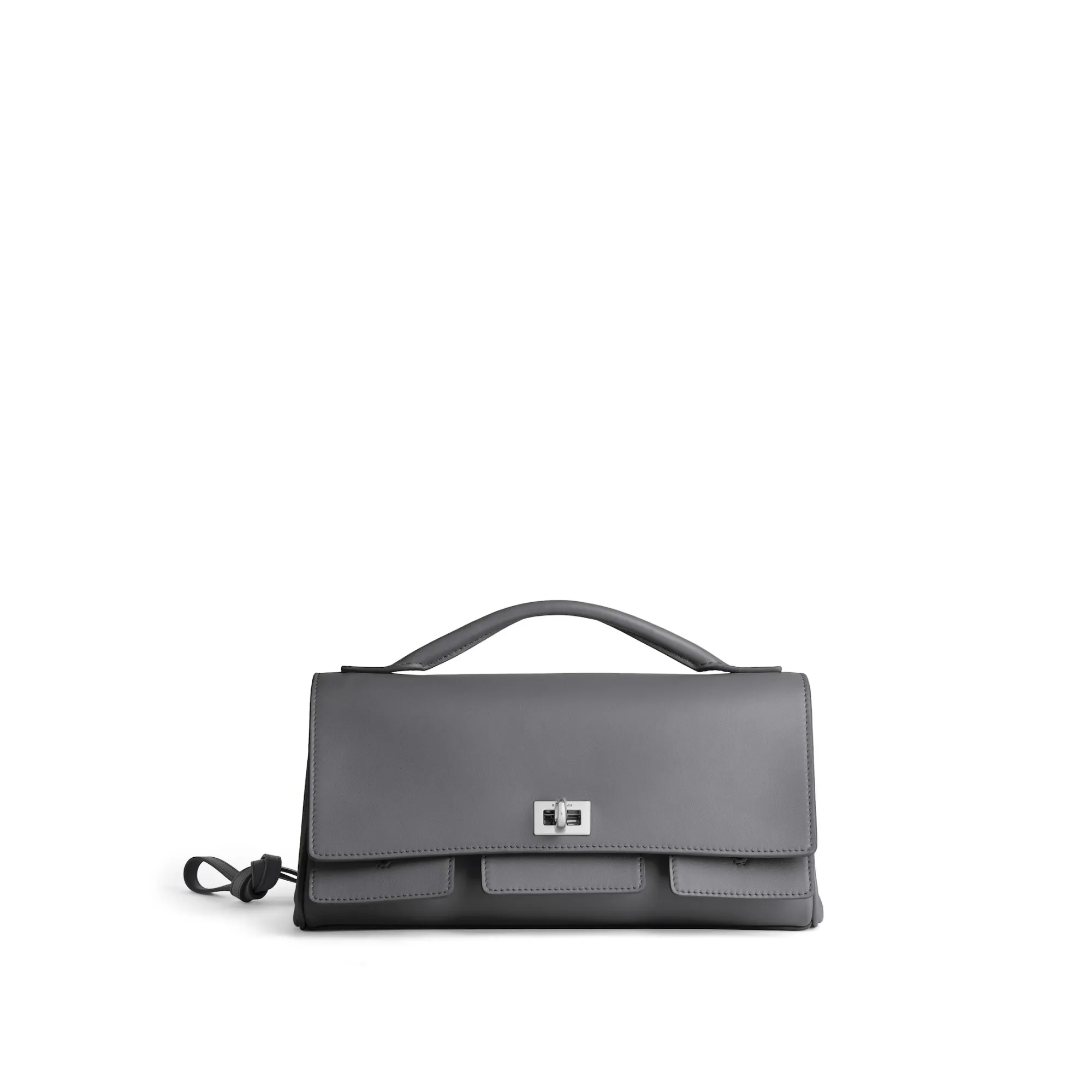 Balenciaga Women's Bel Air Clutch On Strap Small in Almond 8349432