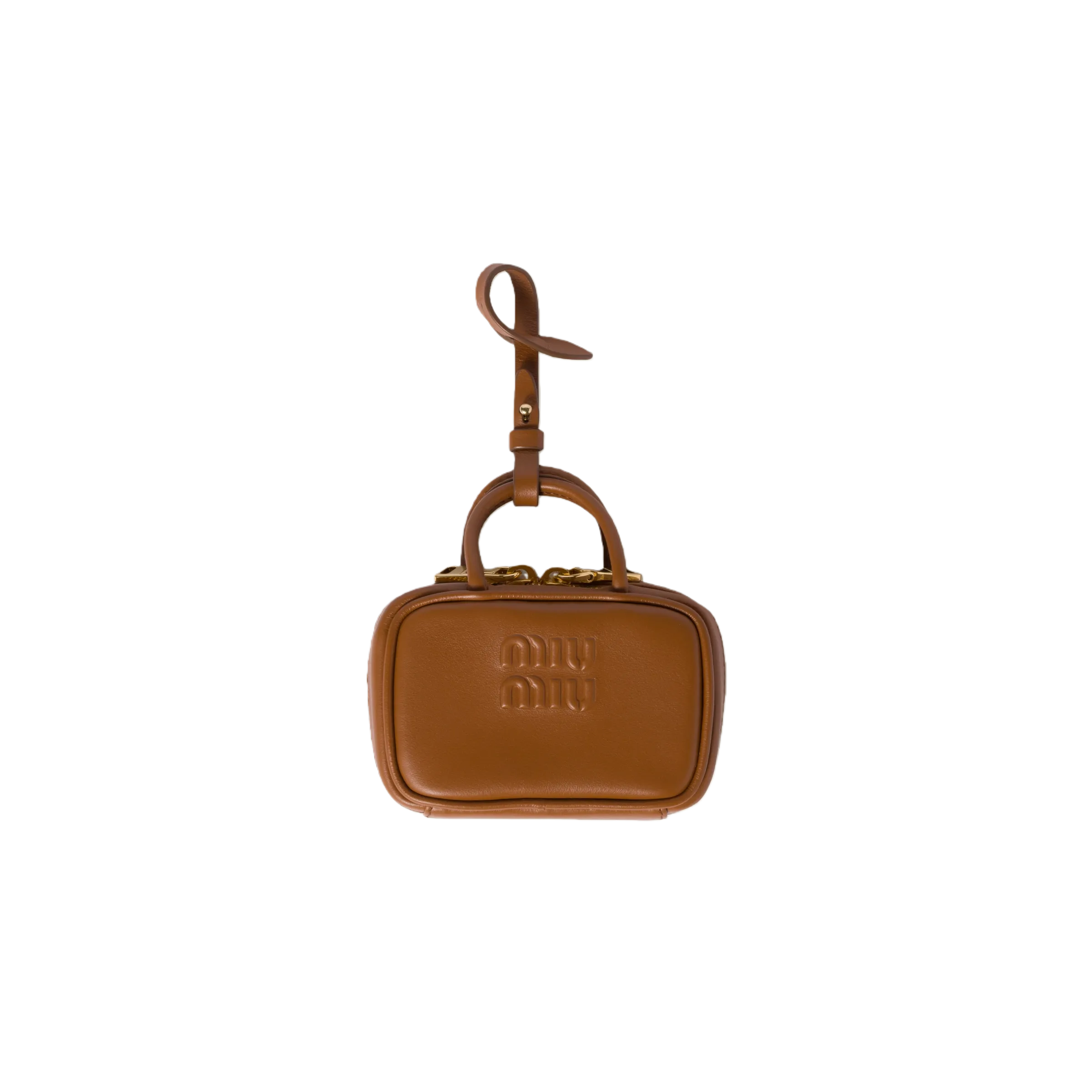 MiuMiu Beau leather micro-bag 5NR036