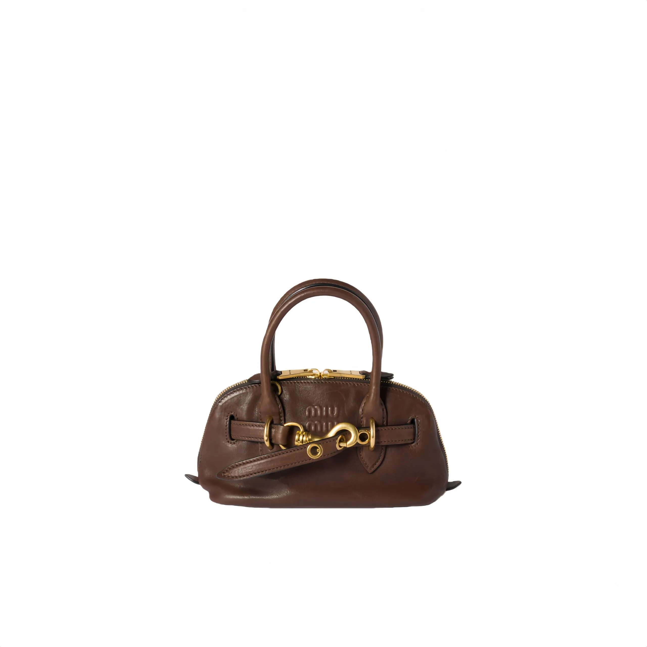 MiuMiu Aventure mini nappa leather bag 5BP090