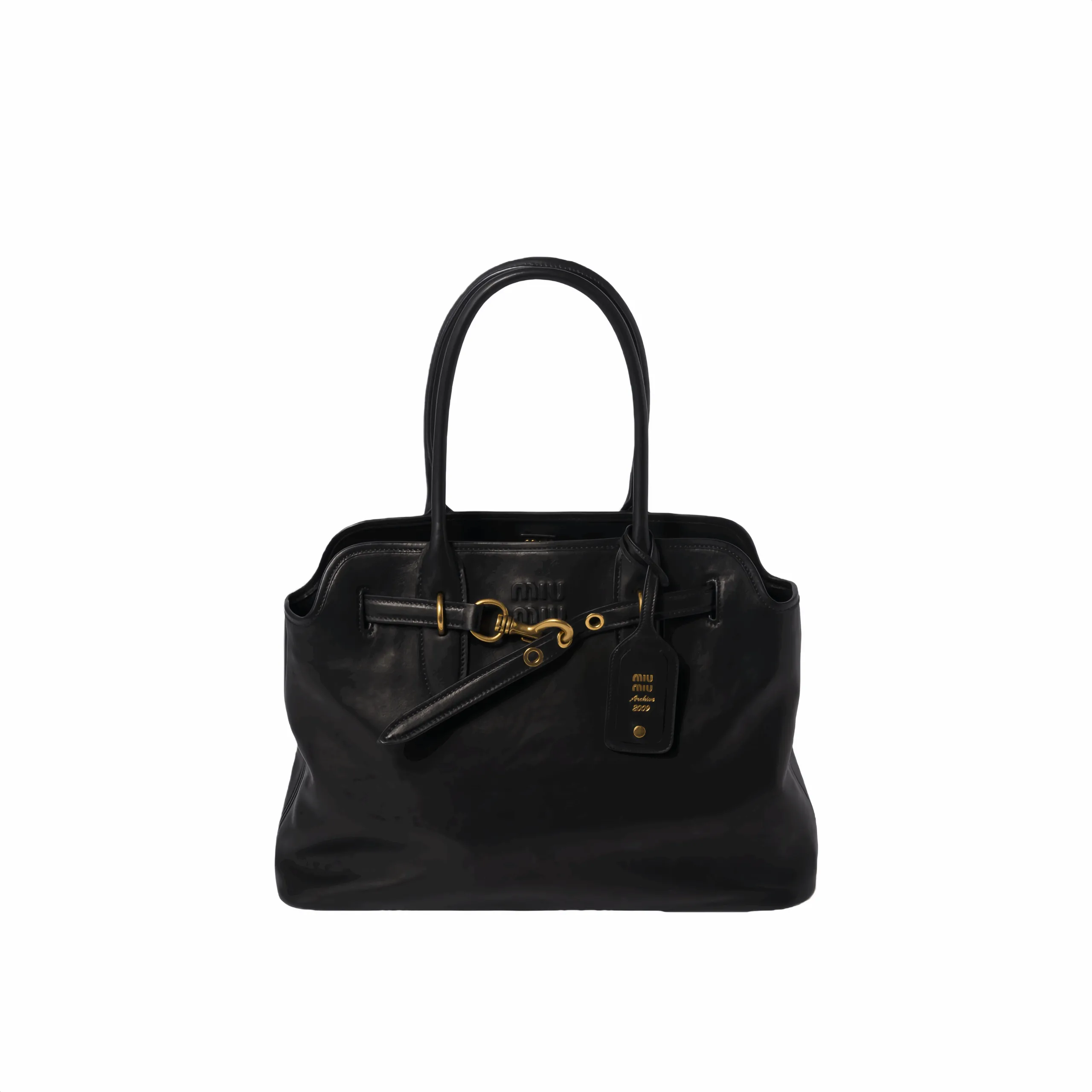 MiuMiu Aventure nappa leather bag 5BG291