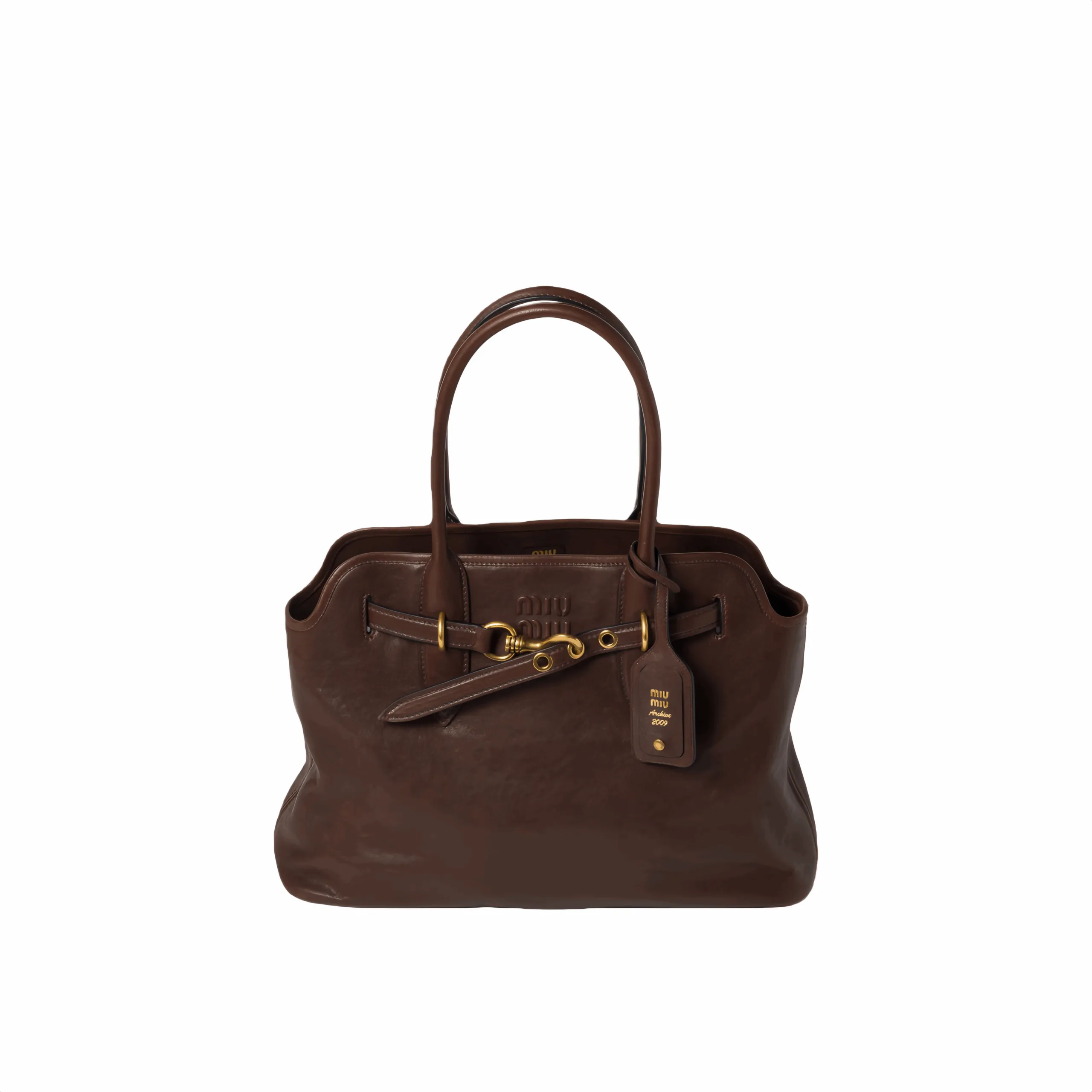 MiuMiu Aventure nappa leather bag 5BG291