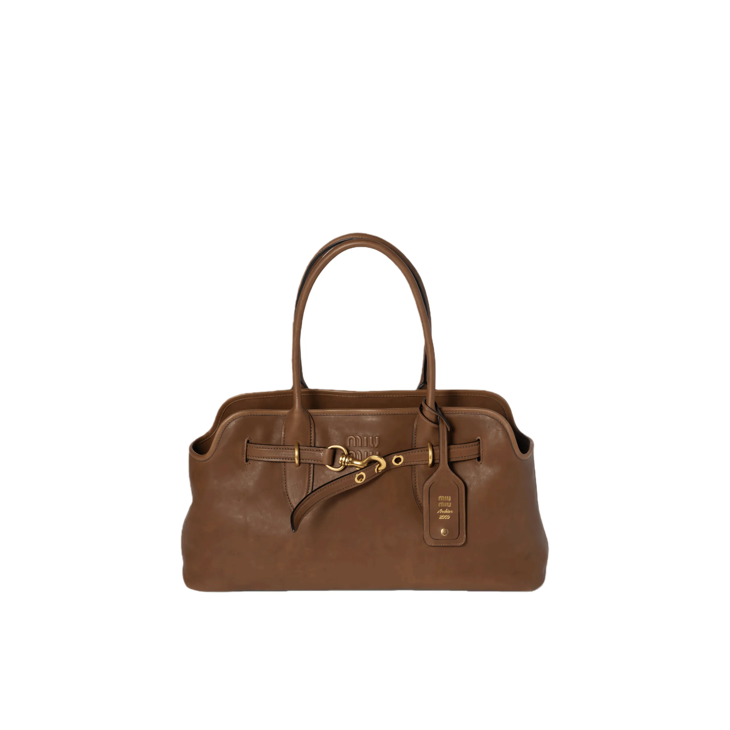 MiuMiu Aventure nappa leather bag 5BG310