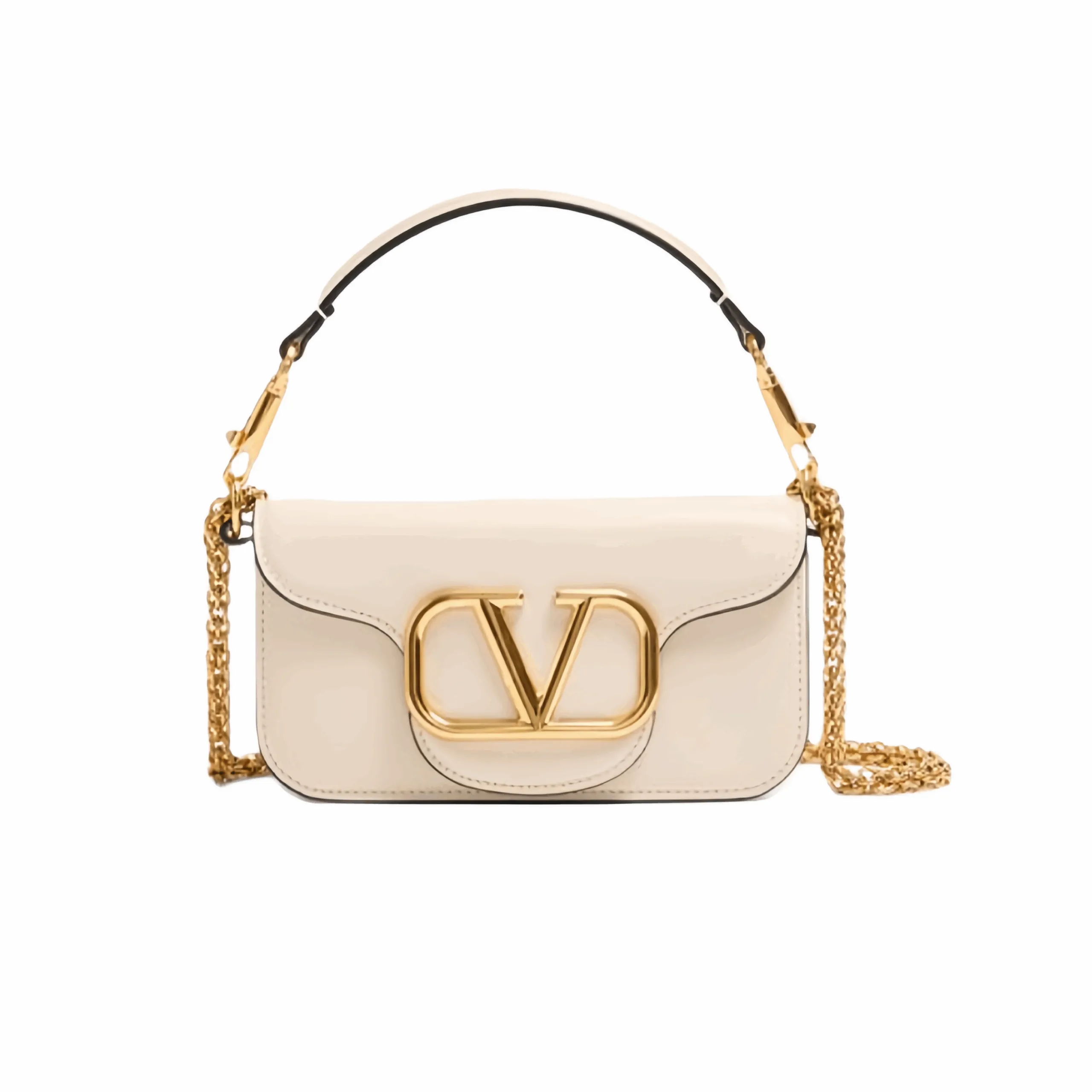 Valentino Garavani Locò Small Shoulder Bag In Calfskin 7W2B0K