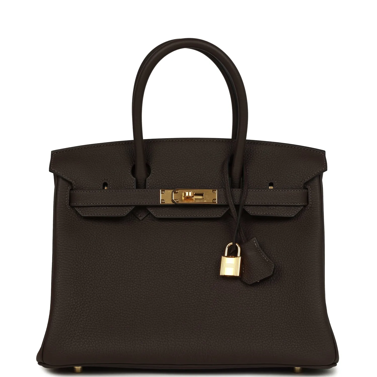 Hermès Birkin 30 Ebene Togo Gold Hardware