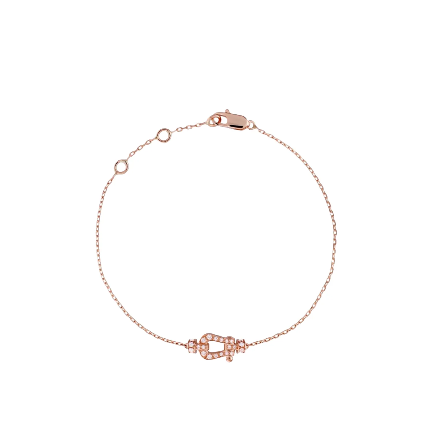 Fred Force 10 diamonds and Rose gold bracelet 6B0224