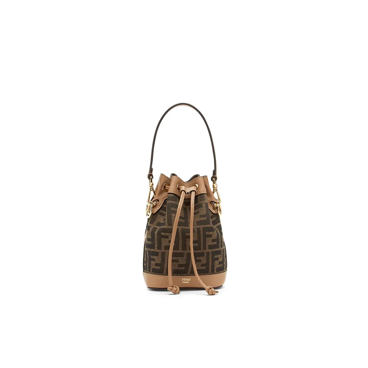 Fendi Mon Tresor Brown Ff Fabric Mini Bag 8BS093ALP3F1AOE