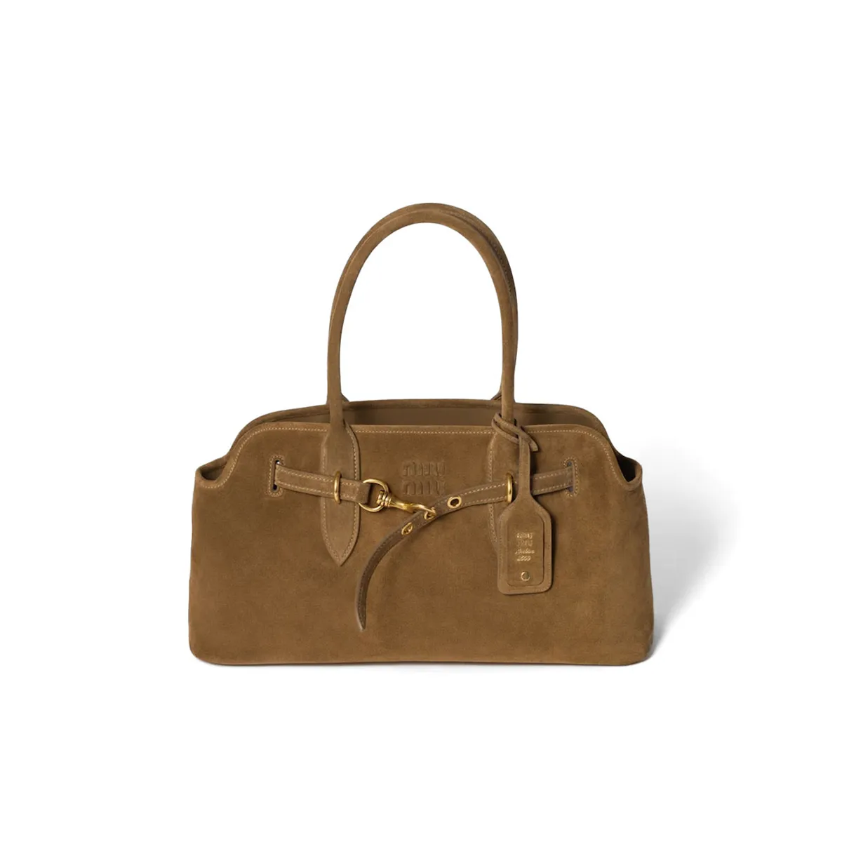 Miu Miu Aventure Large Suede Bag 5BG310