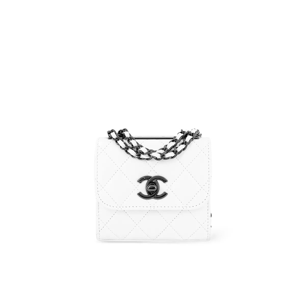 Chanel Quilted Lambskin Trendy Cc Mini Chain Wallet A81633
