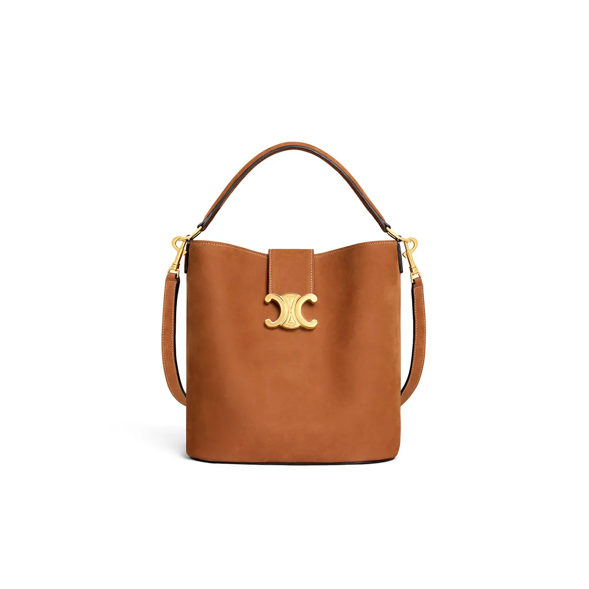 Celine Medium Bucket Louise In Nubuck Calfskin 116613GR5.02CM