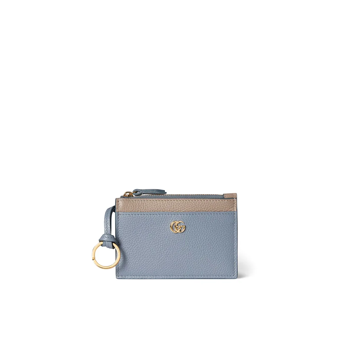 Gucci Bi-Color Gg Marmont Zip Key Pouch 837966