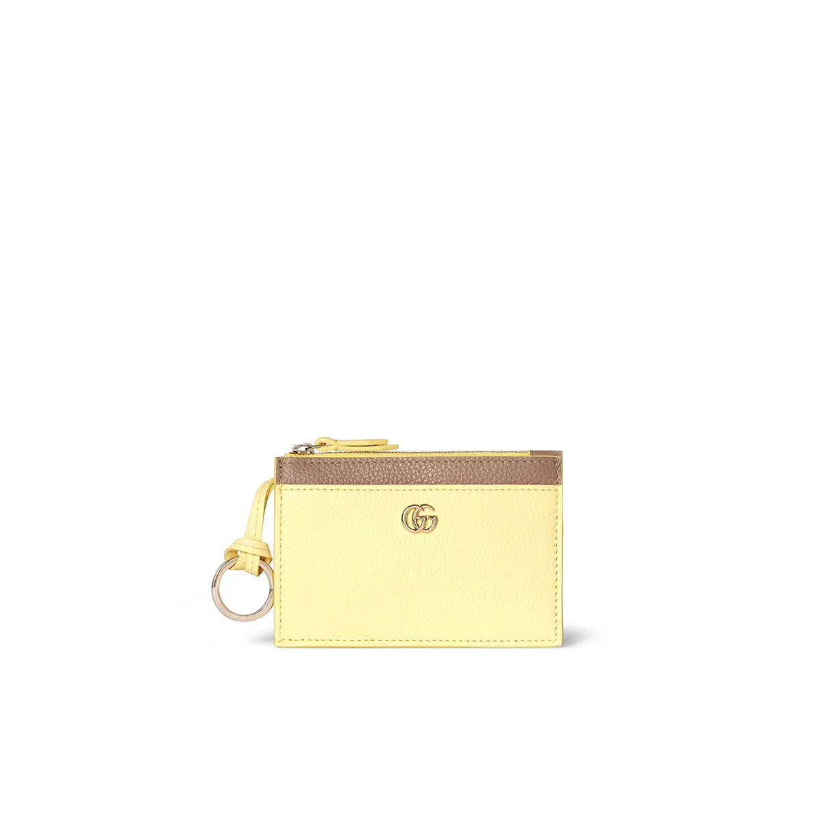 Gucci Bi-Color Gg Marmont Zip Key Pouch 837966