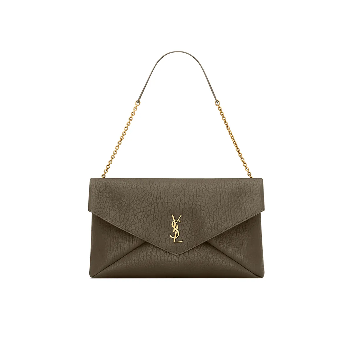 YSL Cassandre XXL Envelope Pouch On Chain In Lambskin 841702